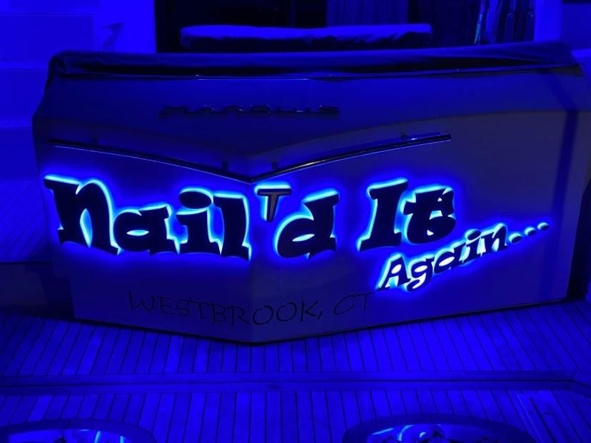 Marquis Yacht LED Boat Name