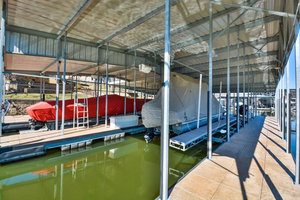 2 Slip Boat Dock With 4 PWC Slips