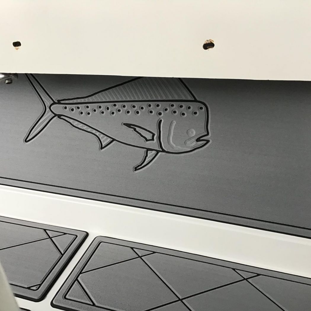 Jupiter 31 Center Console SeaDek Flooring