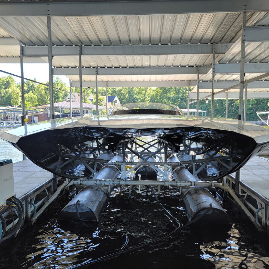 Boat Lift Moving Lake of the Ozarks