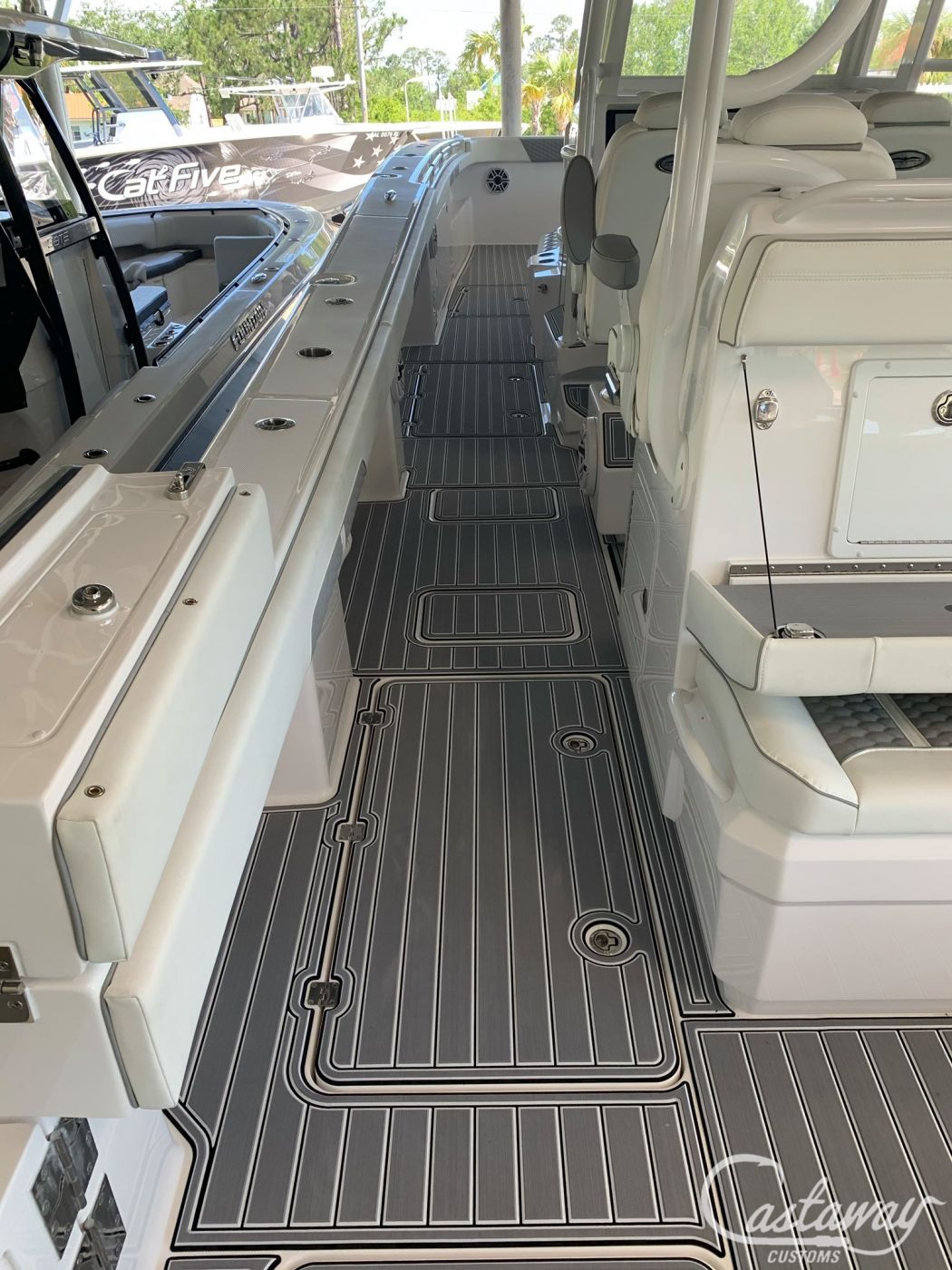 46 Invincible Cat SeaDek Flooring