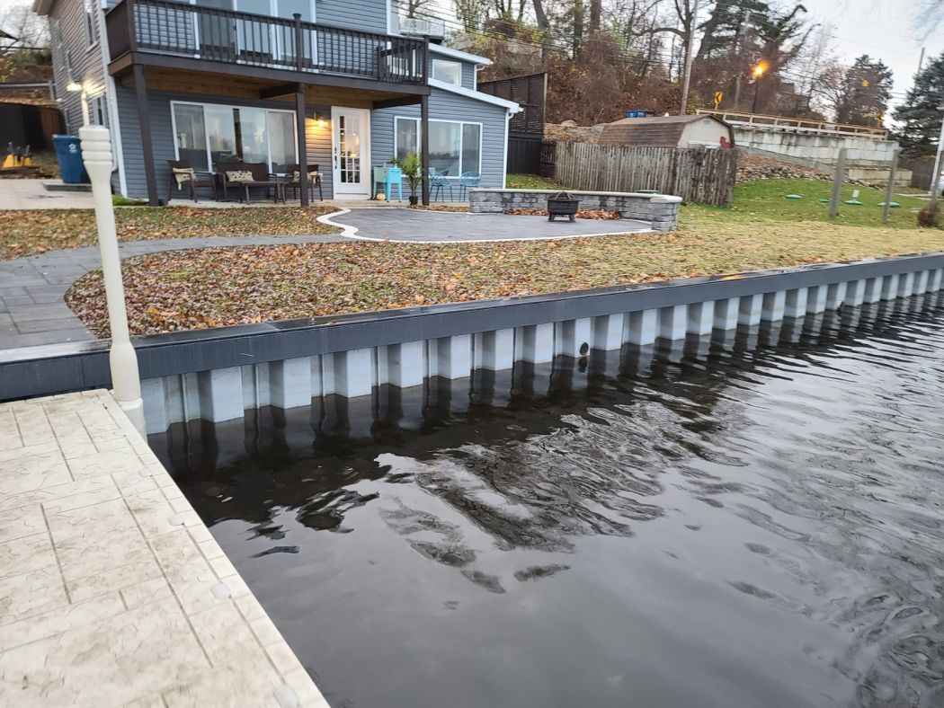 Long Lake Seawall and Dock Project