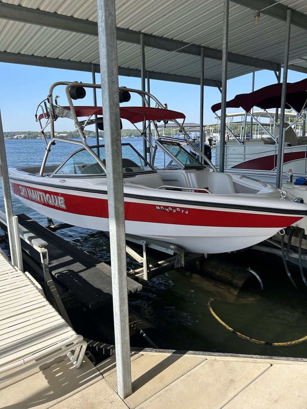 21' Ski Nautique Buff & Ceramic Coat