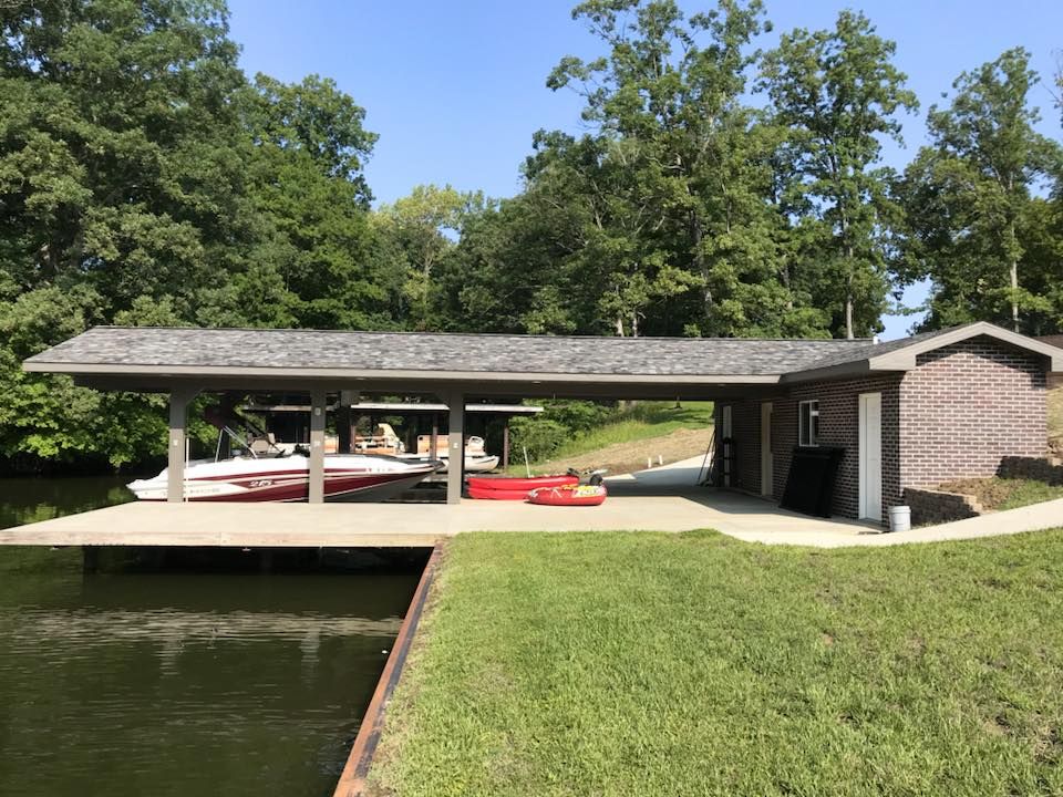 Single Slip Permanent Dock