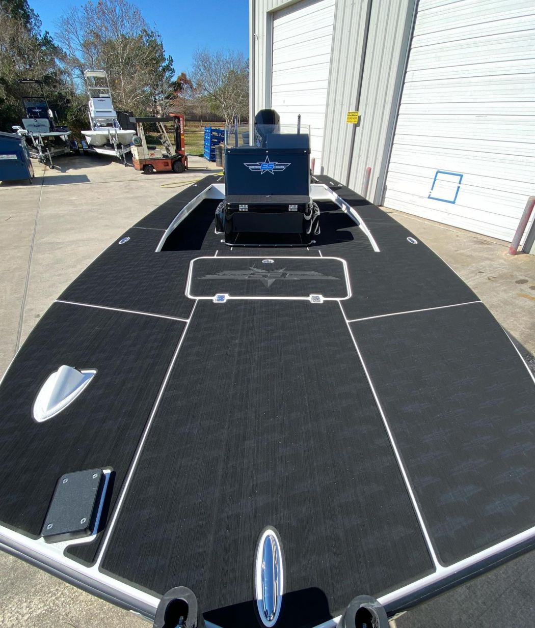 ES Custom Simmons SeaDek Installation
