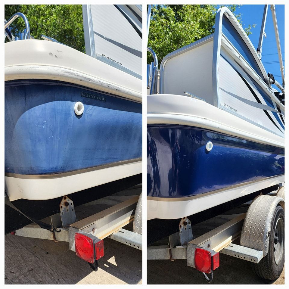 Before & After Boat Detailing Pictures