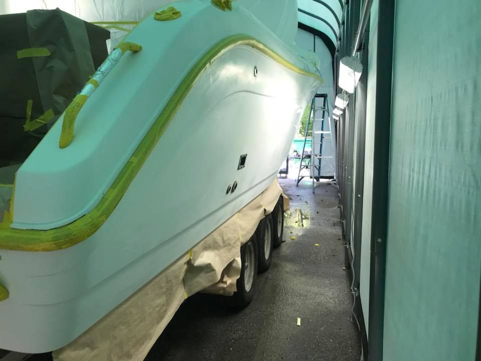 Boat Painting Orange Beach Alabama