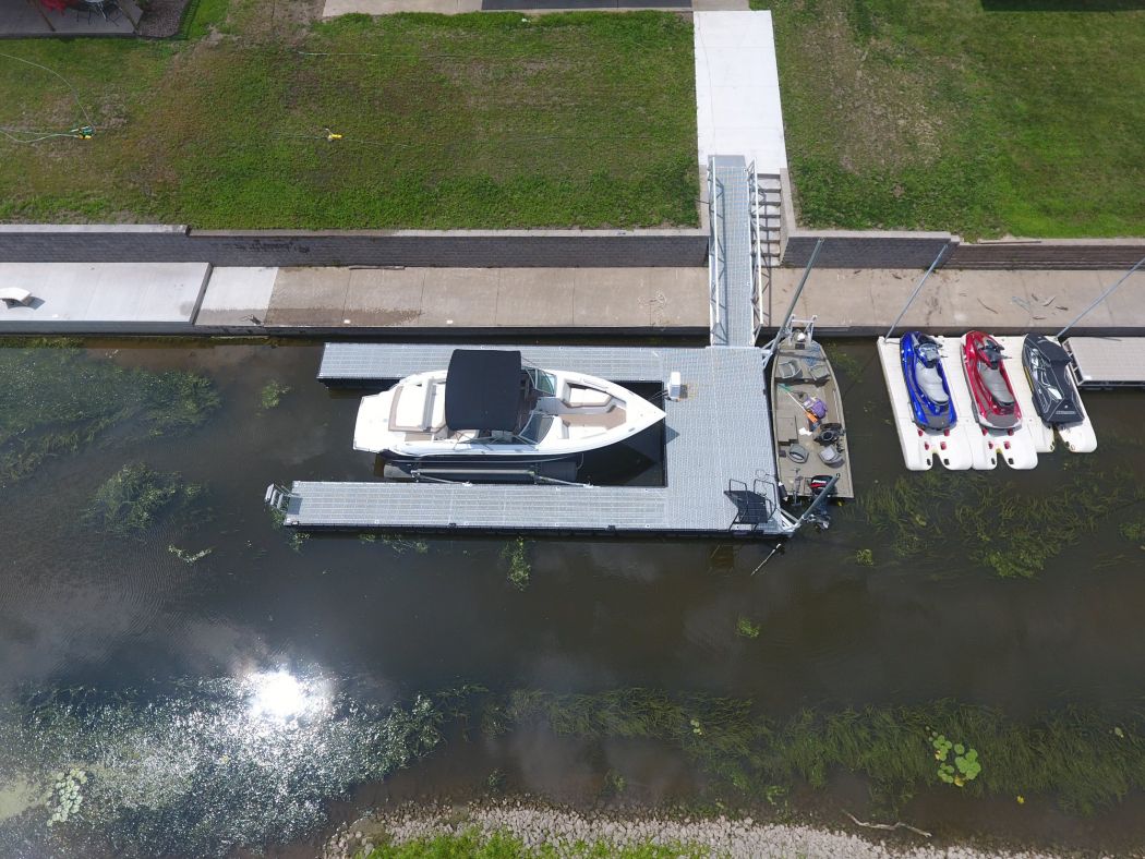 Boat Dock Guttenberg Iowa