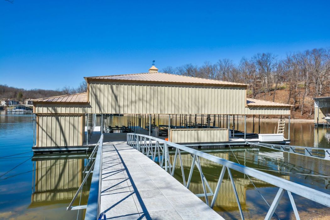 3 Slip Boat Dock With 4 PWC Slips