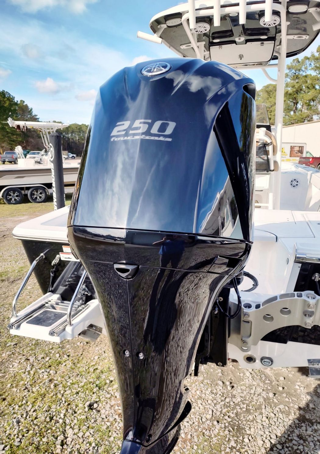 Custom Painted Yamaha 250HP Outboard