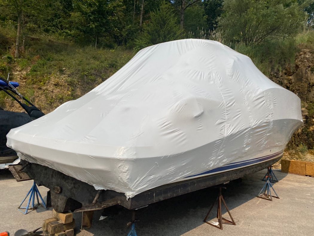 Center Console Shrink Wrap for Transport