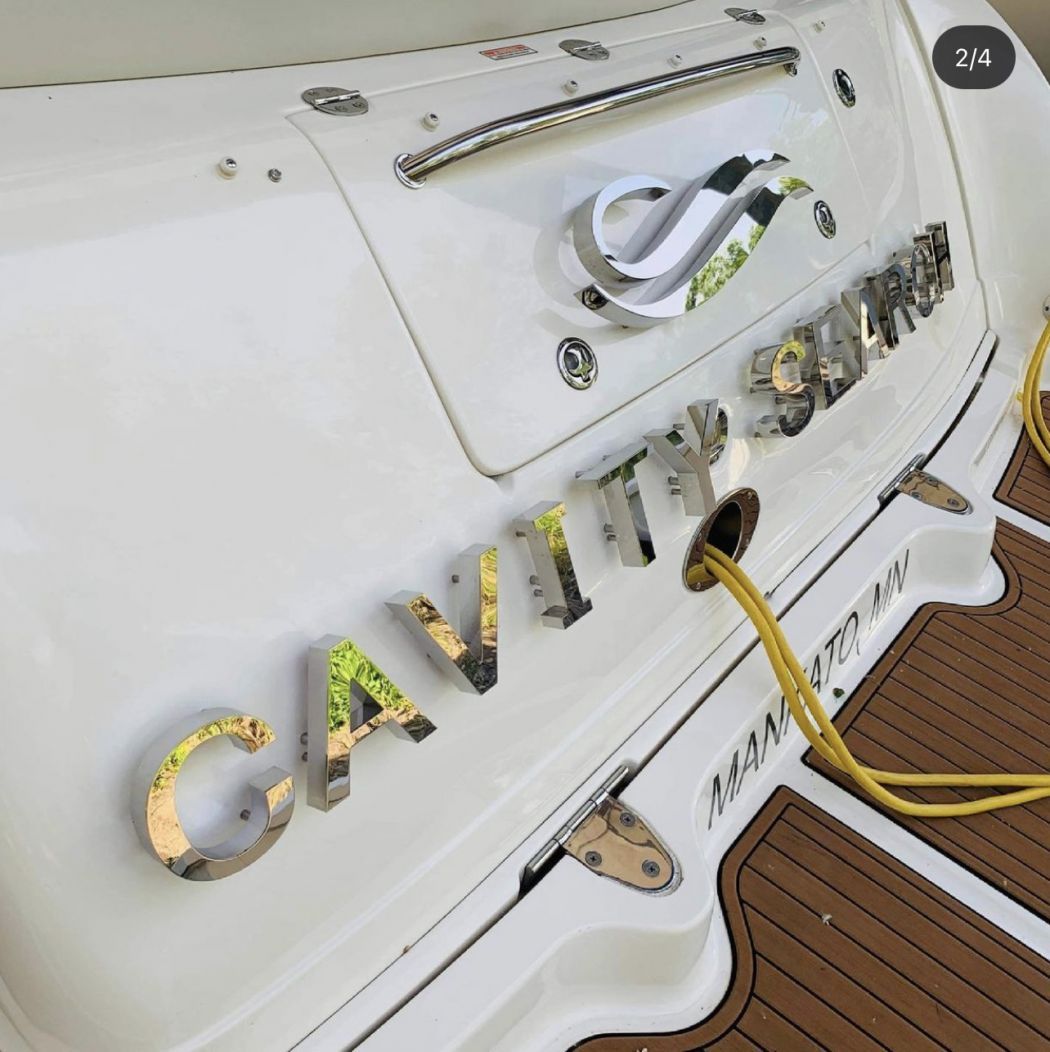 Raised Boat Lettering Lake of the Ozarks