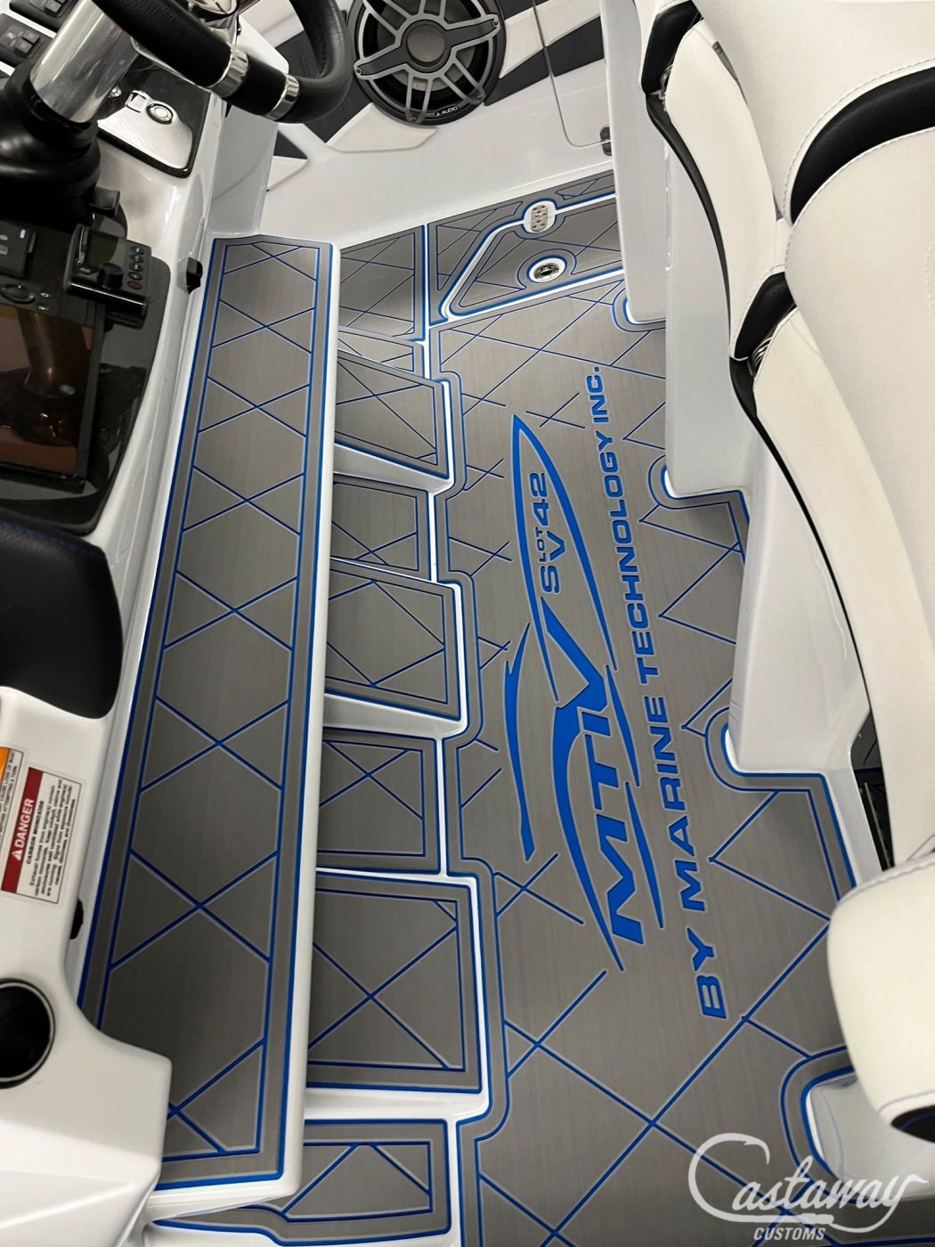 Custom SeaDek 42 MTI Center Console