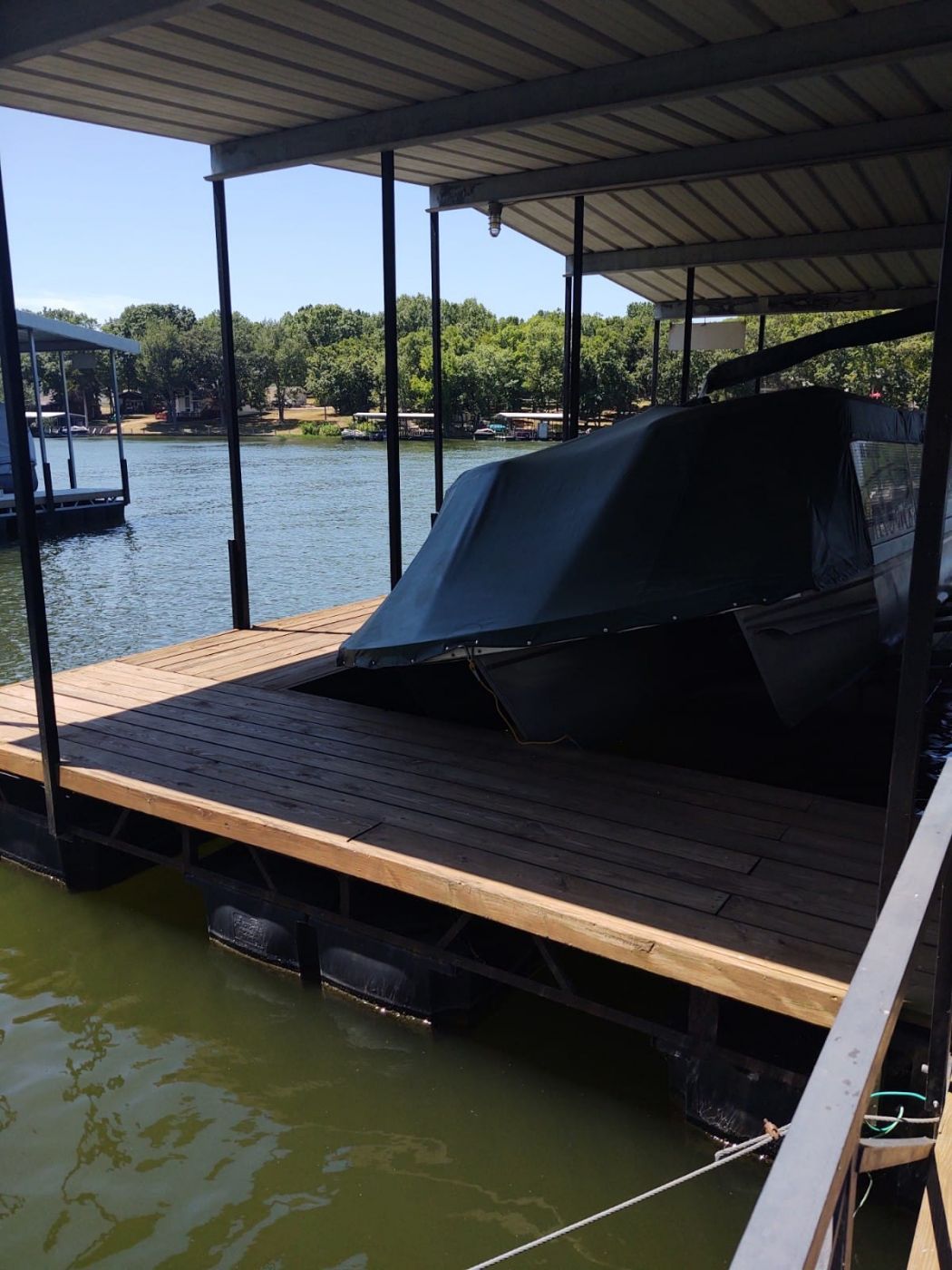 Boat Lift Repair Before And After