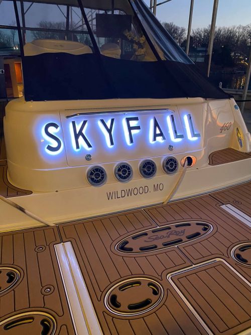 Illuminated Yachts