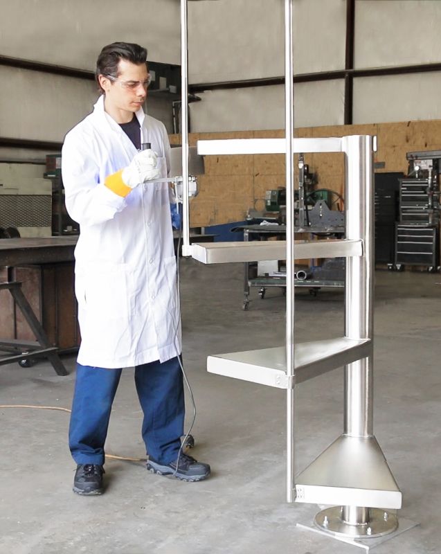 Custom Stainless Steel Stair