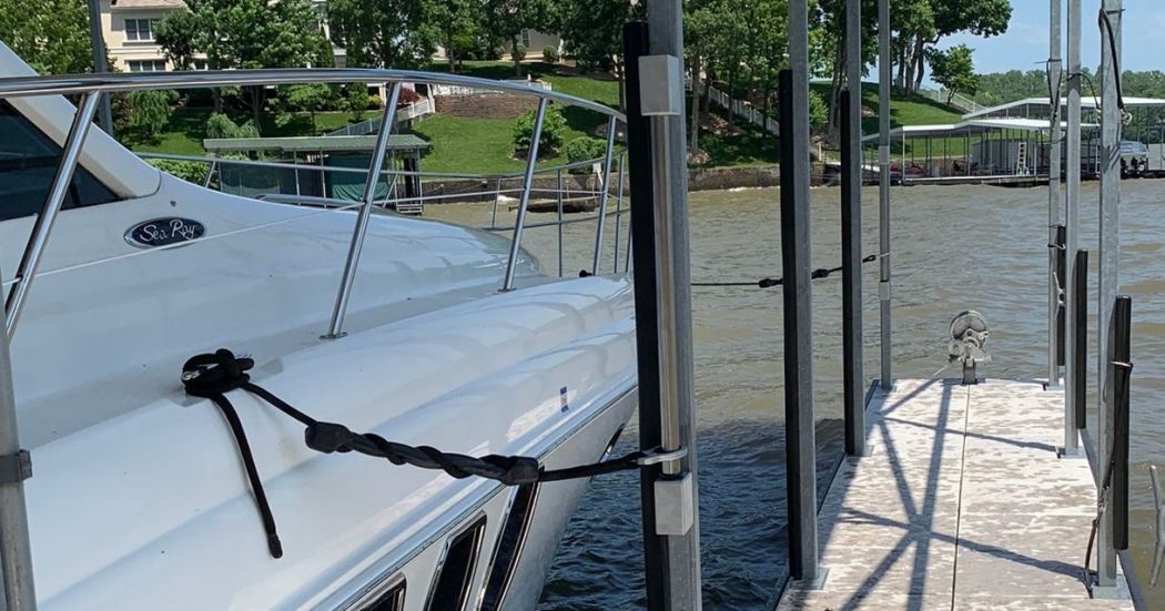 DockGlide Installation Lake of the Ozarks