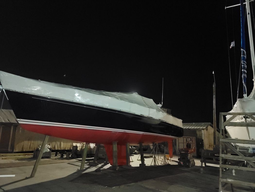 J Boats J/46 Restoration Shrink Wrap