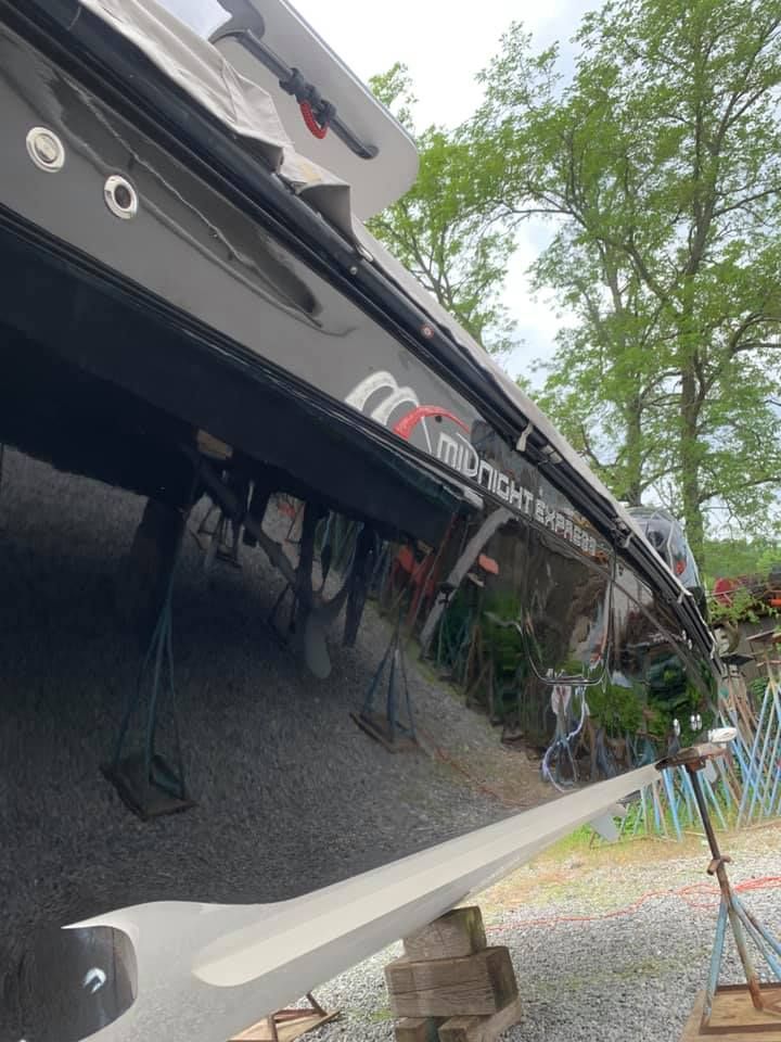 Midnight Express Boat Ceramic Coating