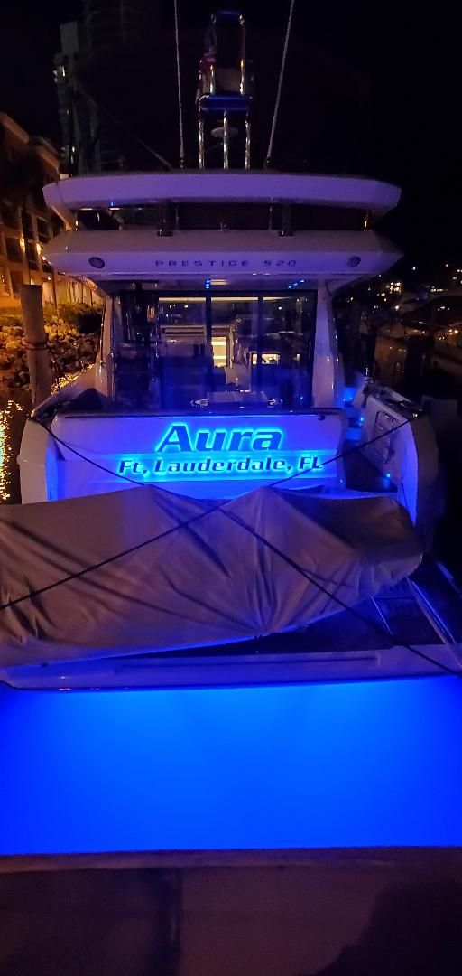 Prestige 520 LED Boat Name