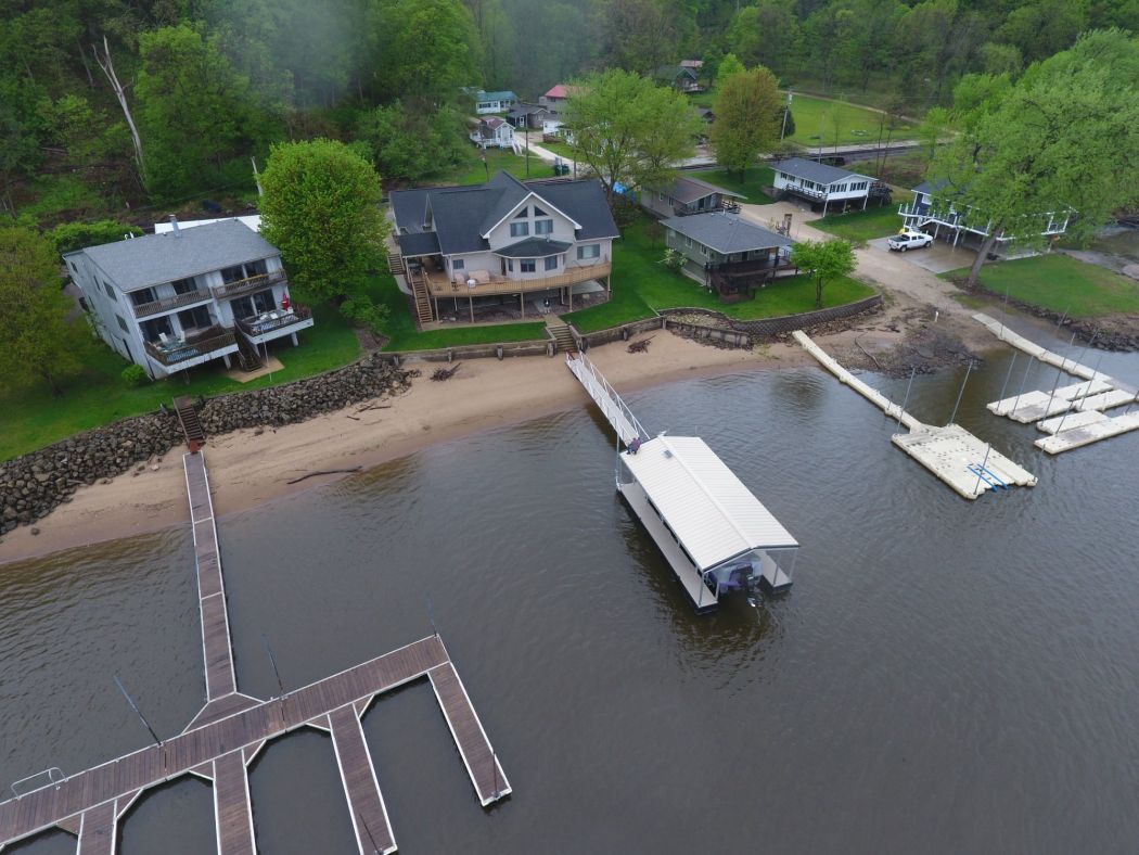 Covered Boat Dock McGregor Iowa