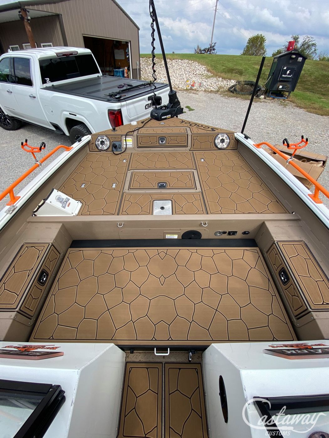 24' SeaArk SeaDek Installation