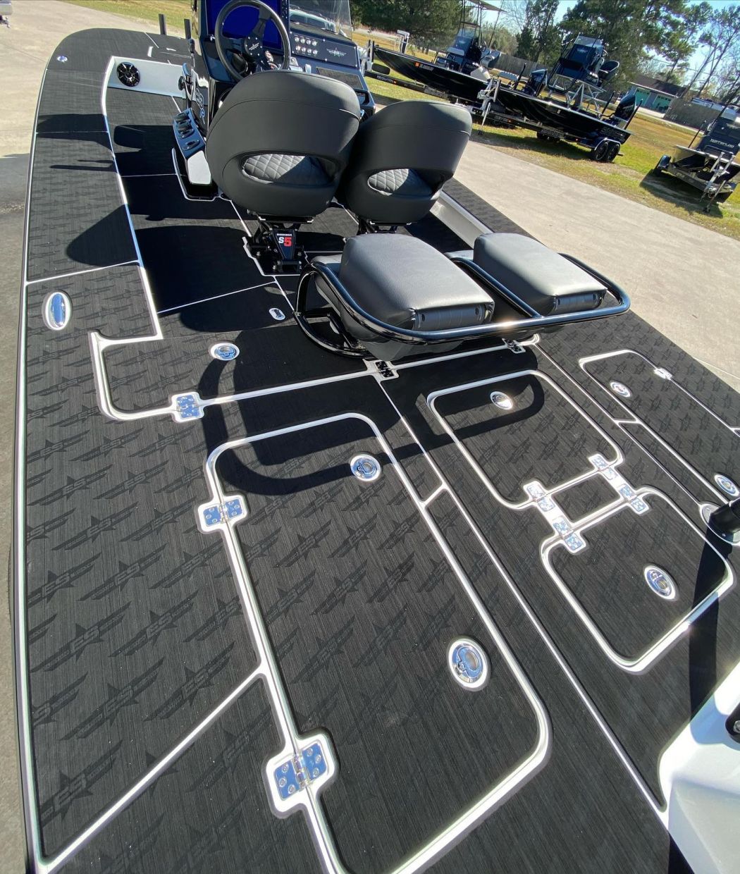 ES Custom Simmons SeaDek Installation