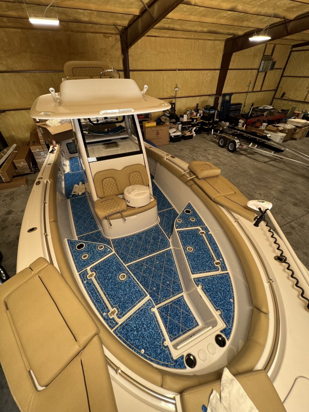Sportsman 302 SeaDek Installation