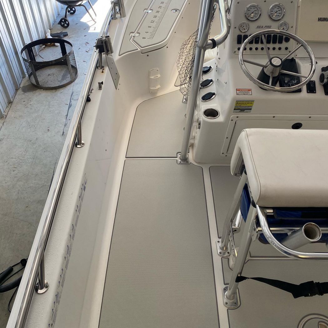 Sea Pro Center Console SeaDek Installation