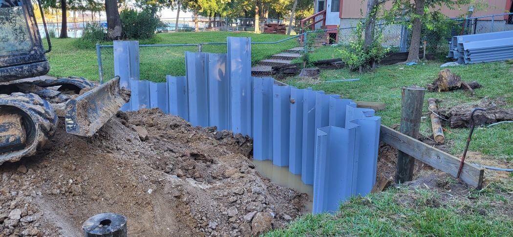 Bulkhead Installation Cedar Creek Lake