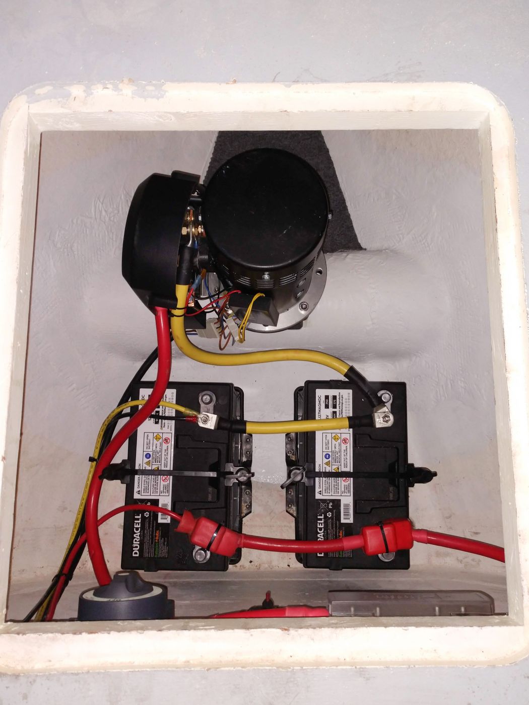 Bow Thruster Installation - Young Brothers commercial fishing boat