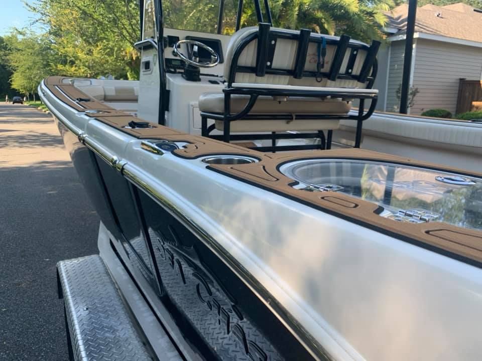 Sea Chaser Center Console SeaDek Flooring