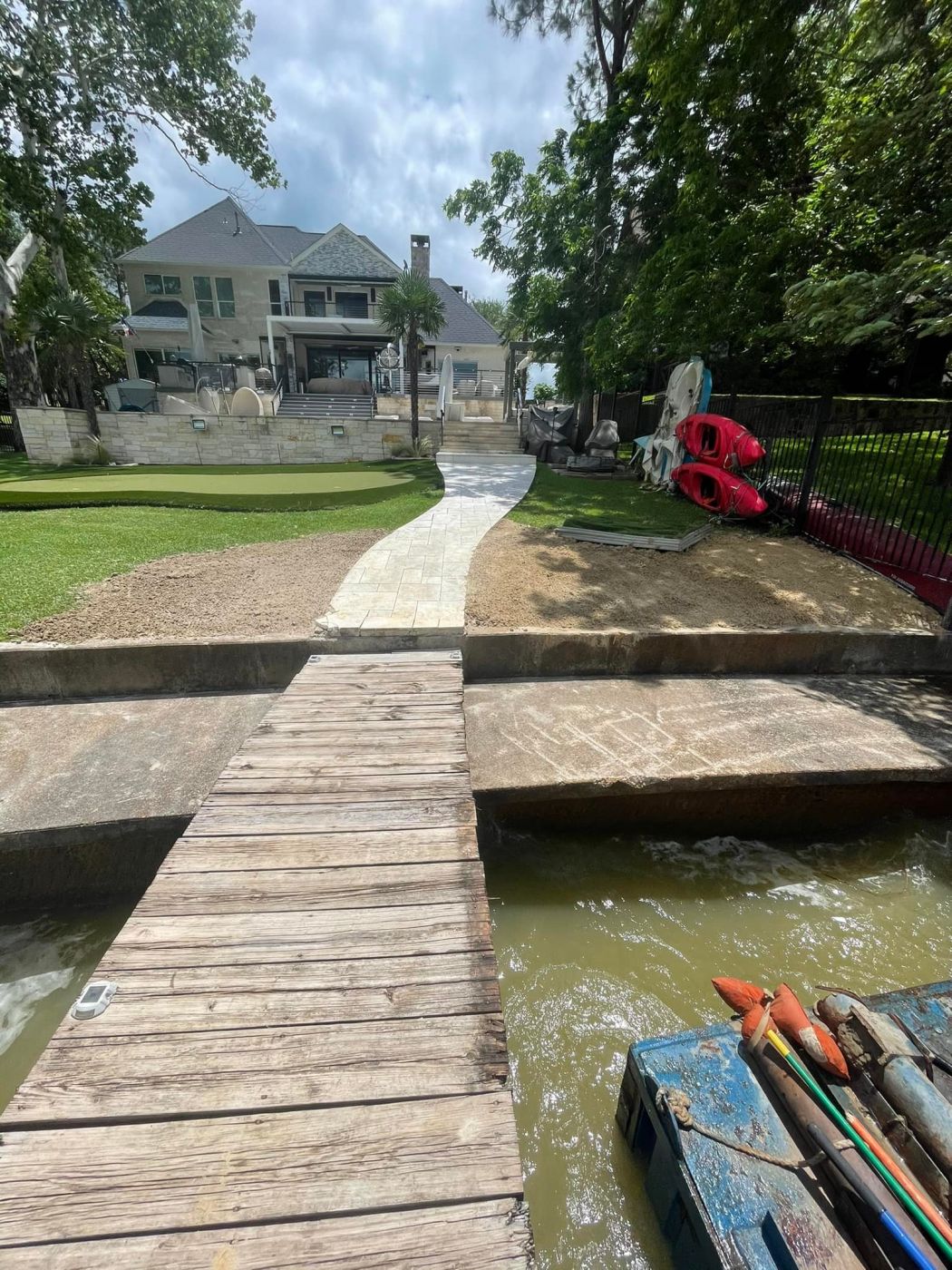 Seawall Repair Cedar Creek Lake