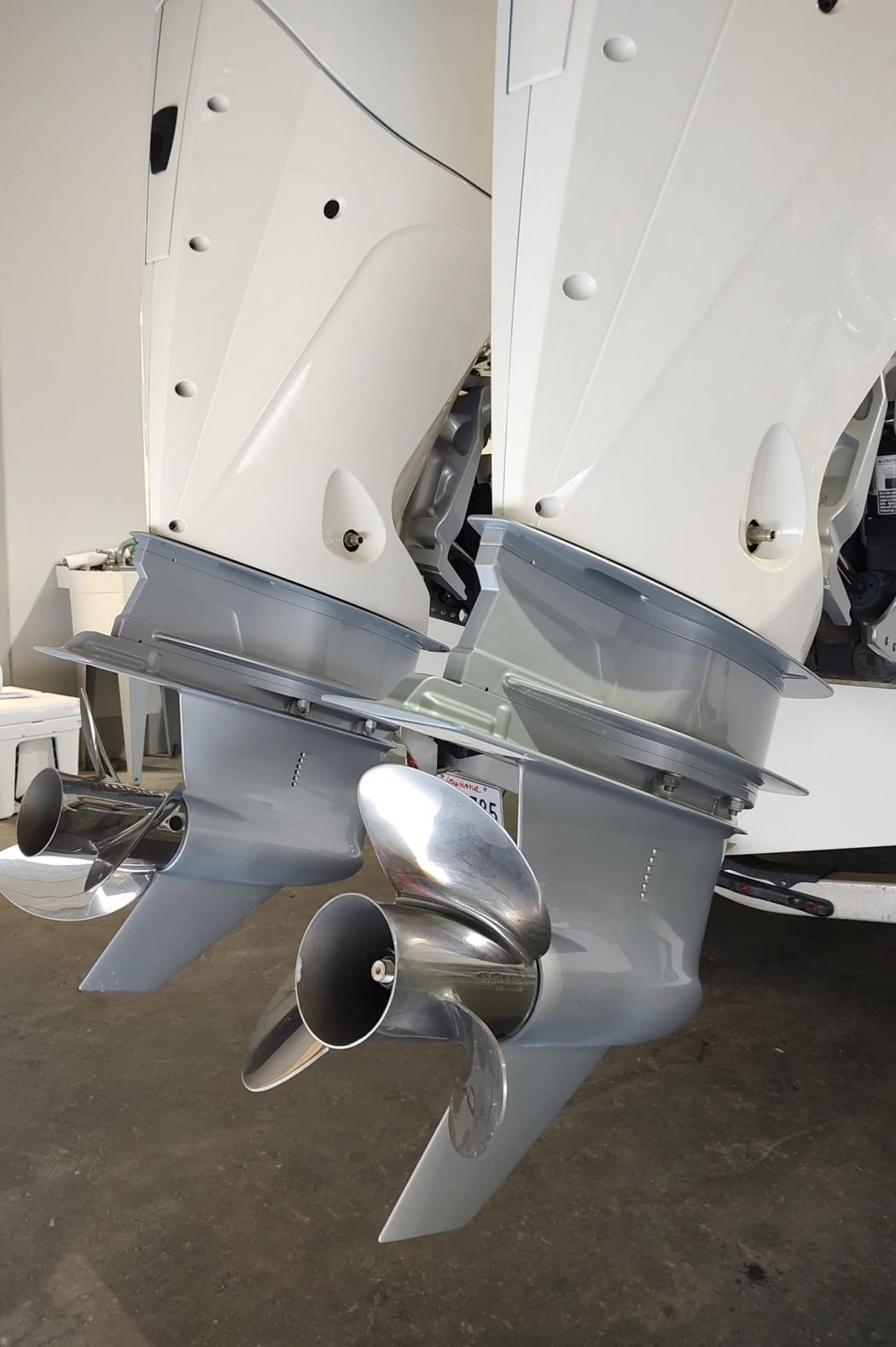Custom Painted Mercury 225HP Outboards