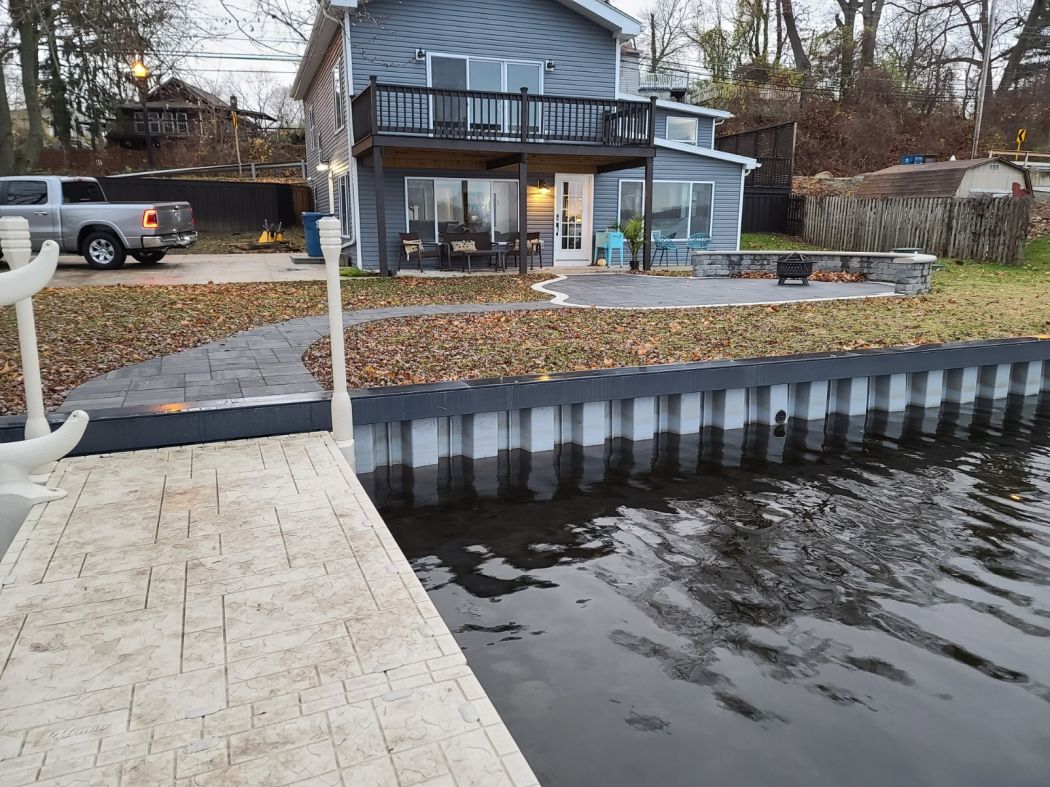 Long Lake Seawall and Dock Project
