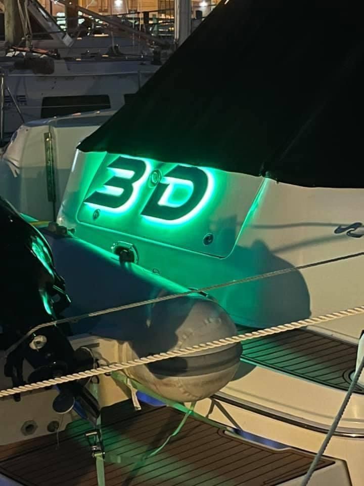 Raised Boat Lettering West Palm Beach FL