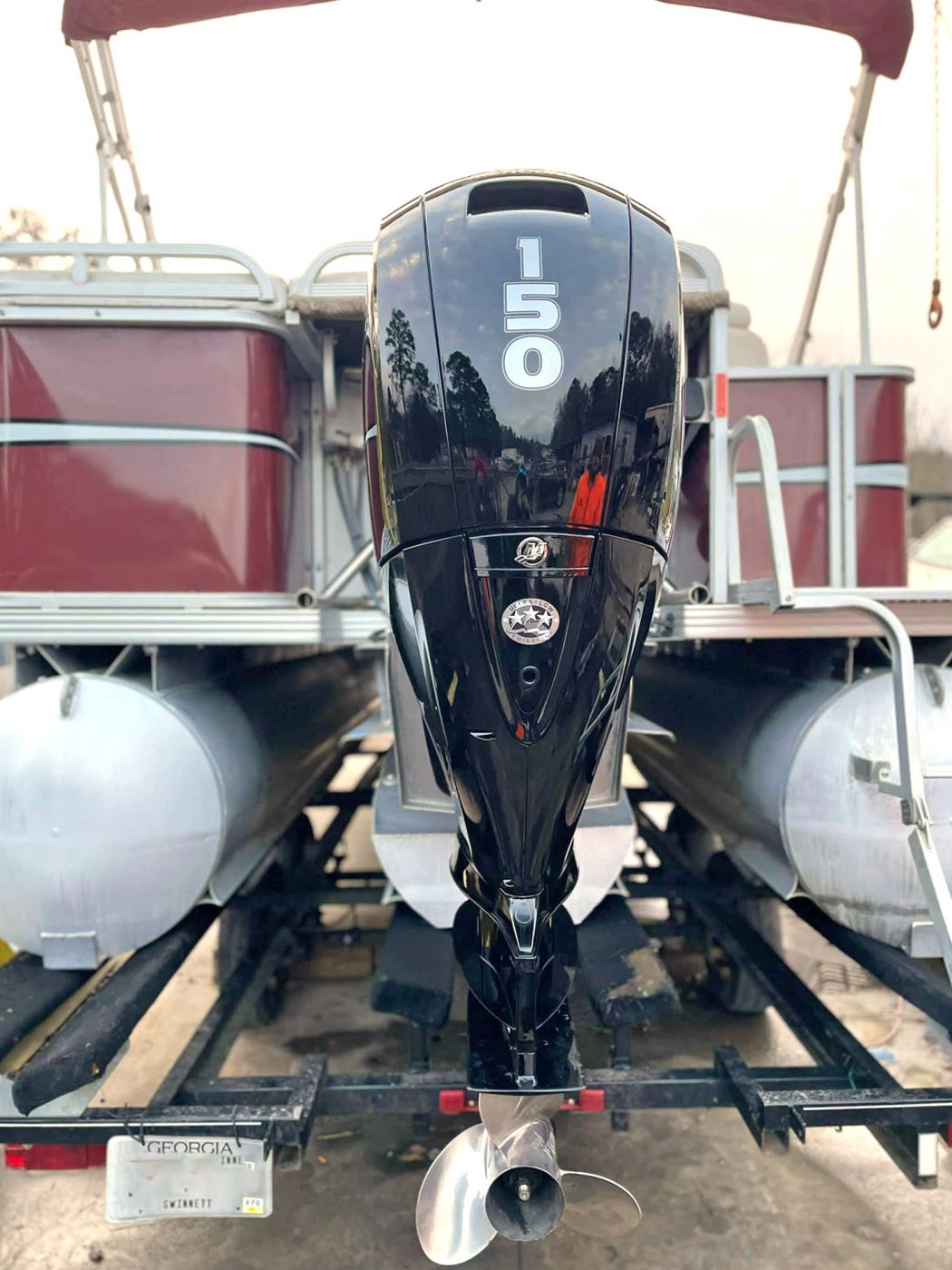 Pontoon Boat Mercury Repower