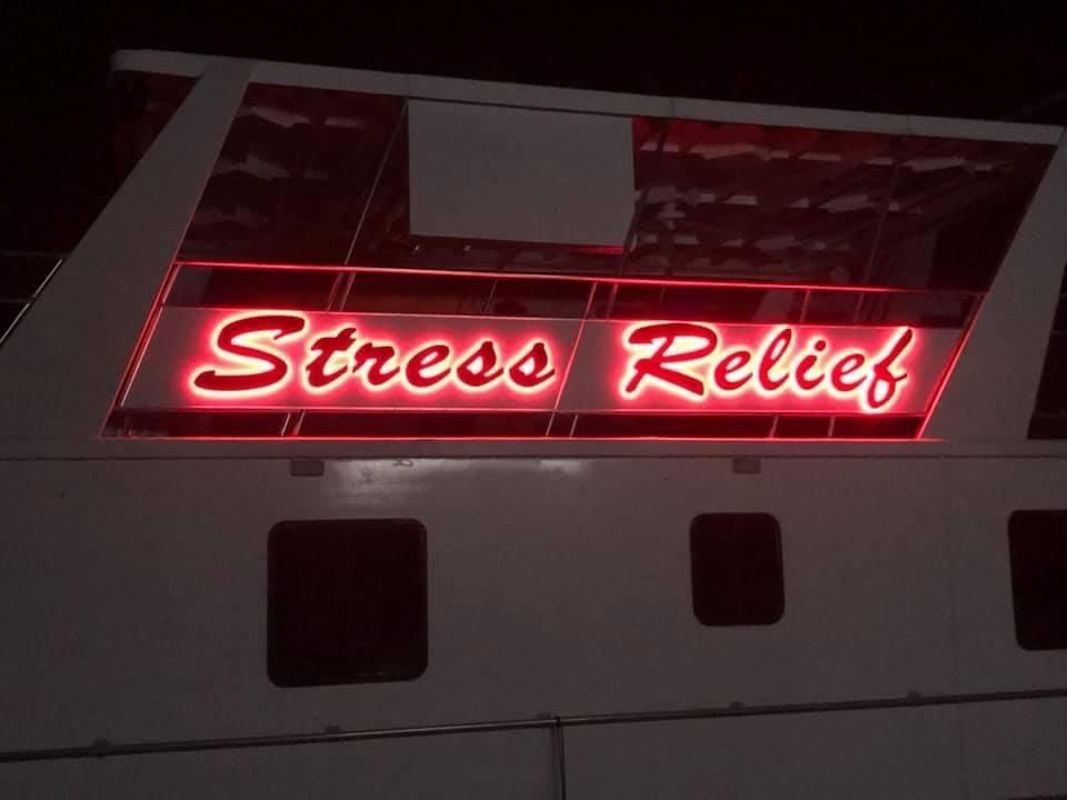 Light Up Boat Name St. Pete FL