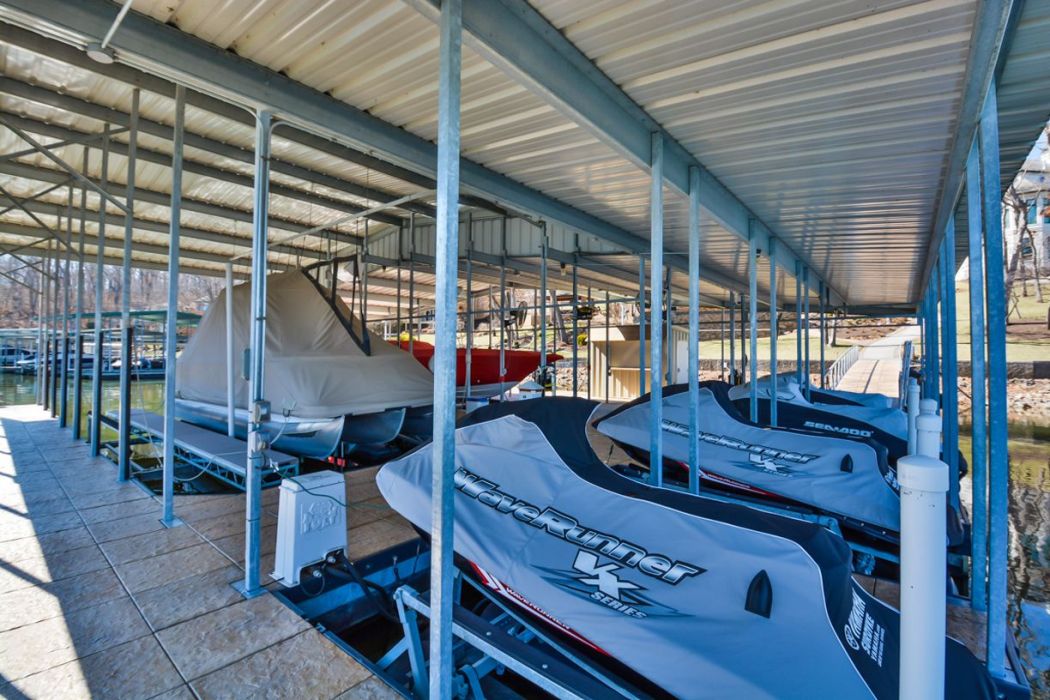 2 Slip Boat Dock With 4 PWC Slips
