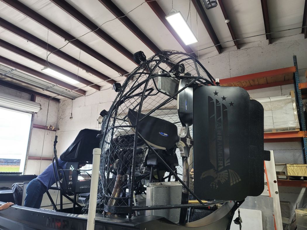 America Air Boats Shrink Wrap, Beaumont, TX