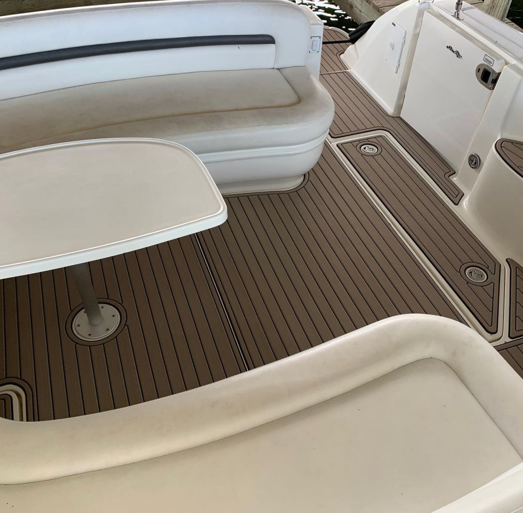 Sea Ray 420 SeaDek Installation