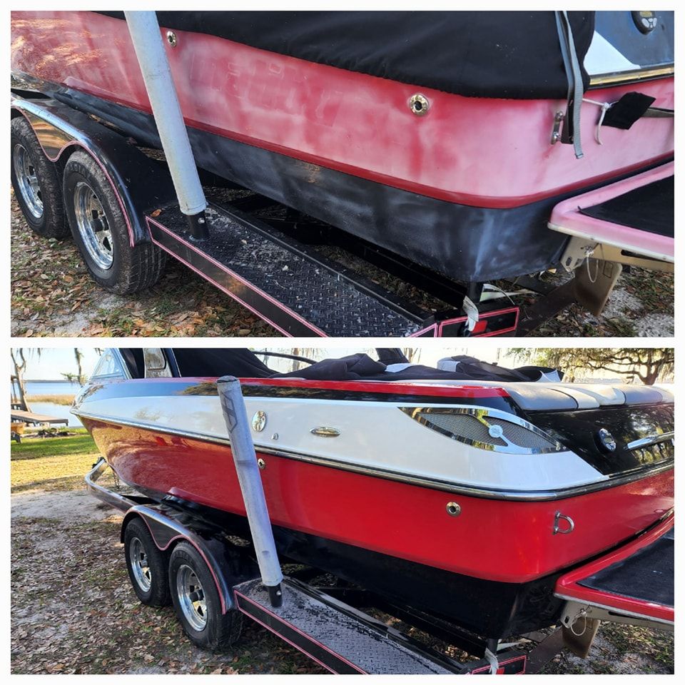 Before & After Boat Detailing Pictures