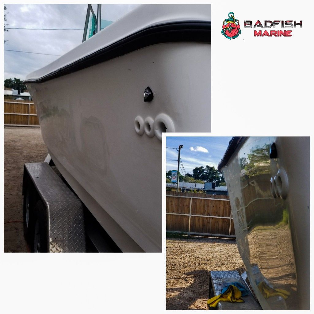 2005 Robalo Gelcoat Restoration & Crack Repair