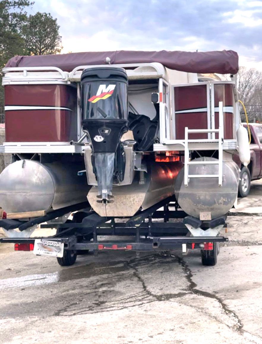 Pontoon Boat Mercury Repower