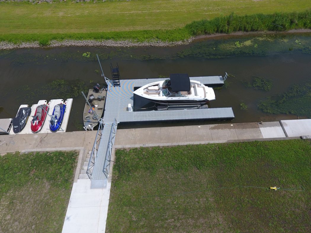 Boat Dock Guttenberg Iowa
