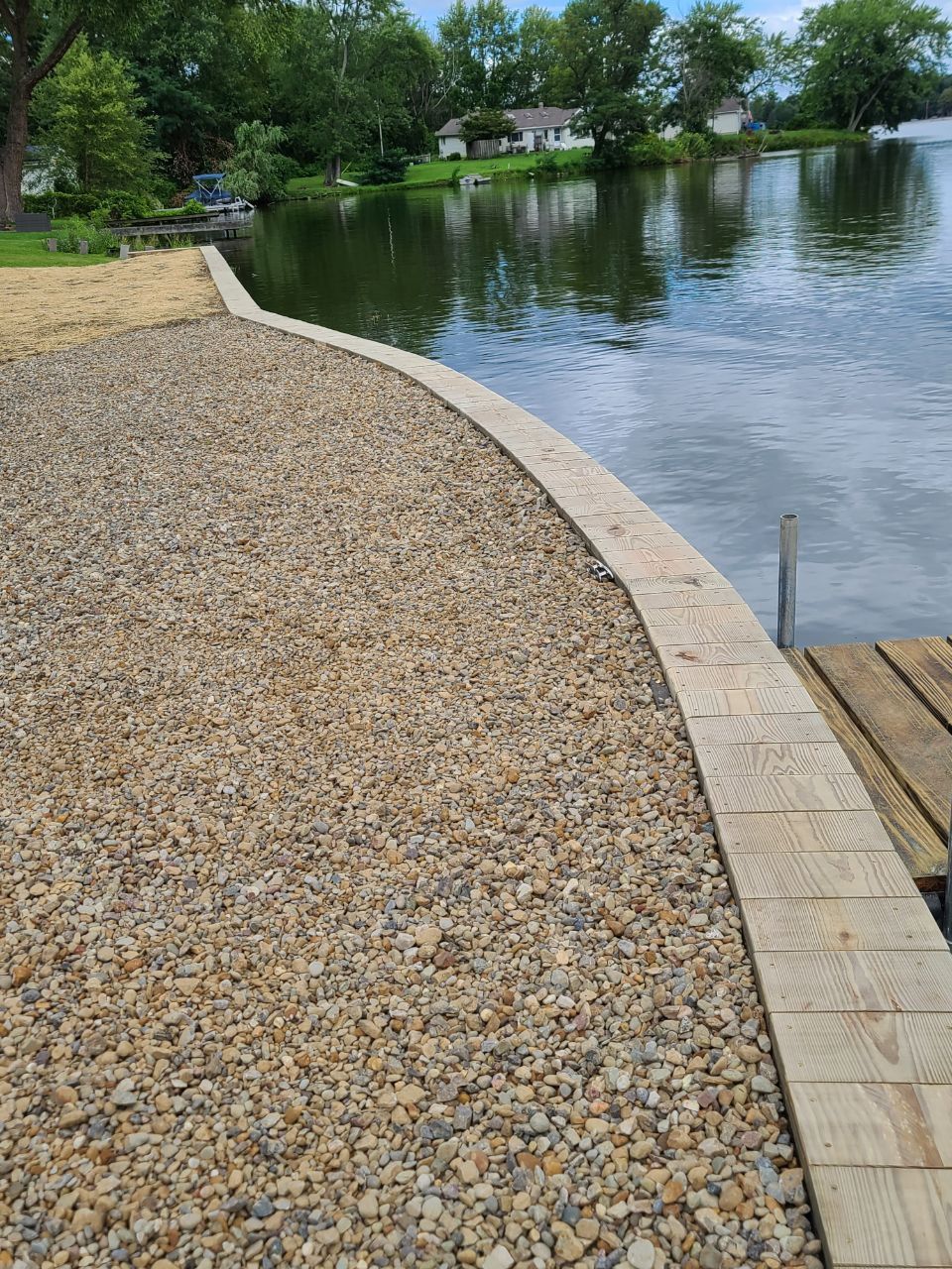 North Reservoir Seawall and Steel Frame Floating Dock