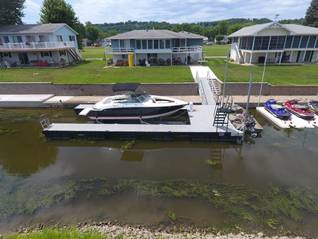 Boat Dock Guttenberg Iowa