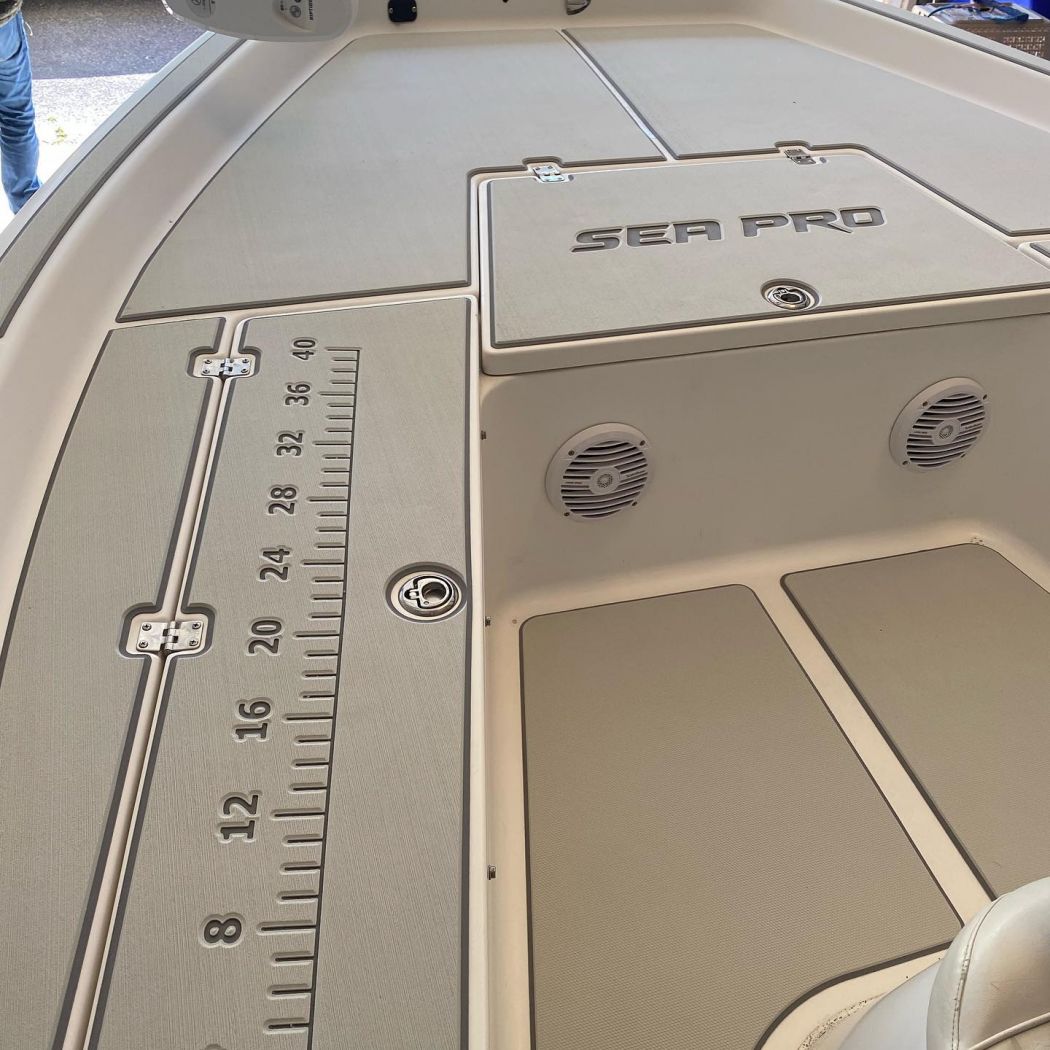 Sea Pro Center Console SeaDek Installation