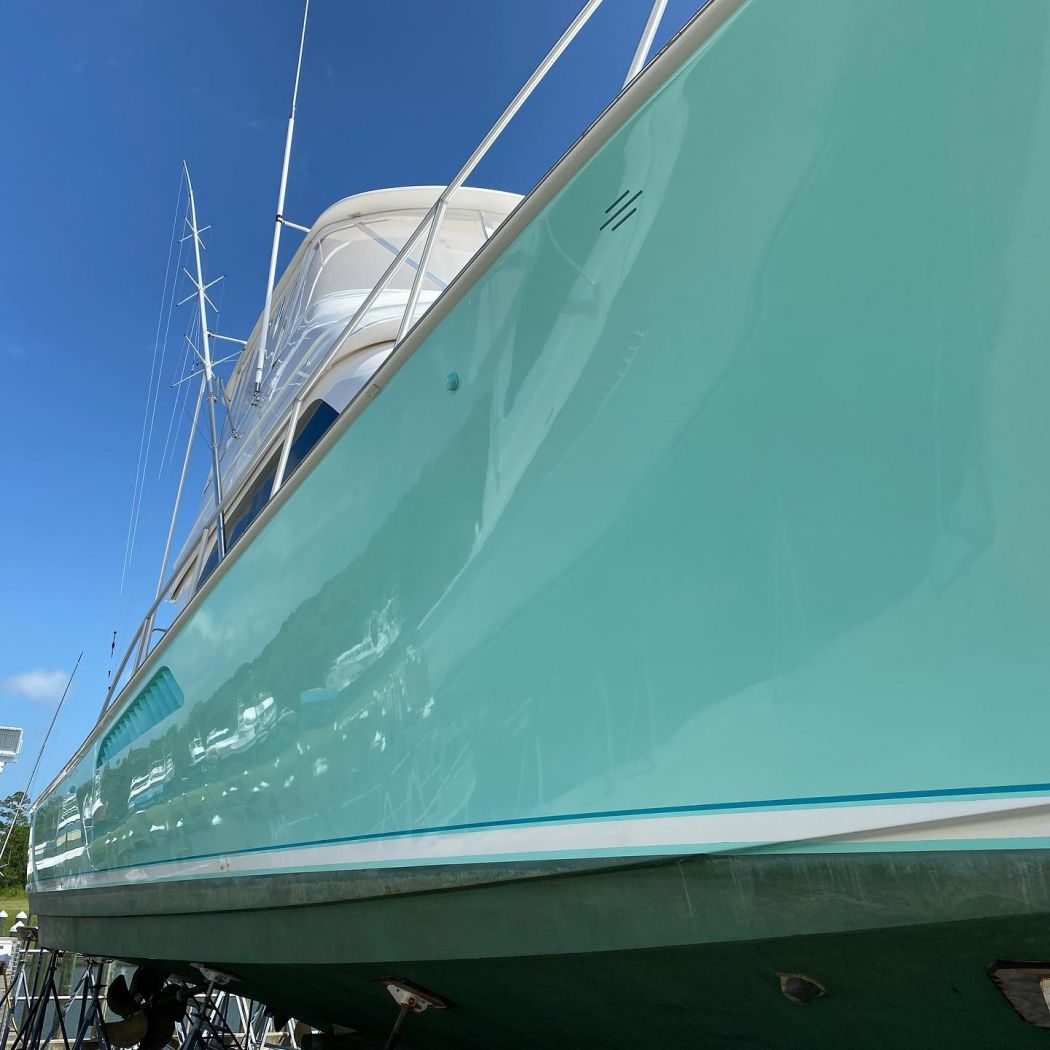56 Viking Sportfish Yacht Polish And Wax