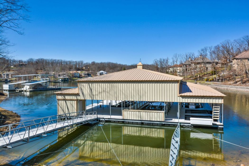 3 Slip Boat Dock With 4 PWC Slips